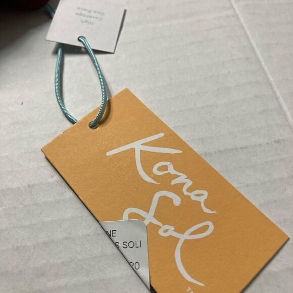 KONA SOL Swimwear, Small, Wine, Ruched, One piece‎ - Picture 4 of 13